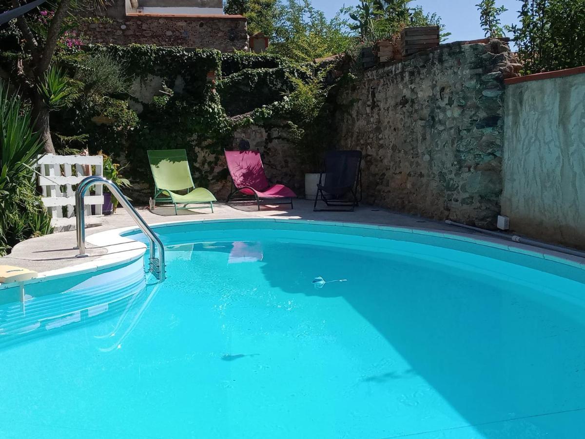 Belle Maison De Caractere Dans Village Et Sa Piscine Privee 7 Pers- 3 Chambres - 12 Rue Emile Zola Millas 外观 照片
